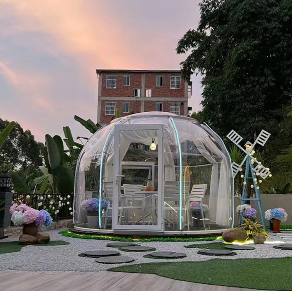b5b634358a7571eba3978dcf1bf83f8 Prefab Transparent Bubble Dome House Igloo Outdoor YS2.2