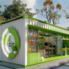 Flat Pack Container House | Commercial Prefab Building with Creative Design